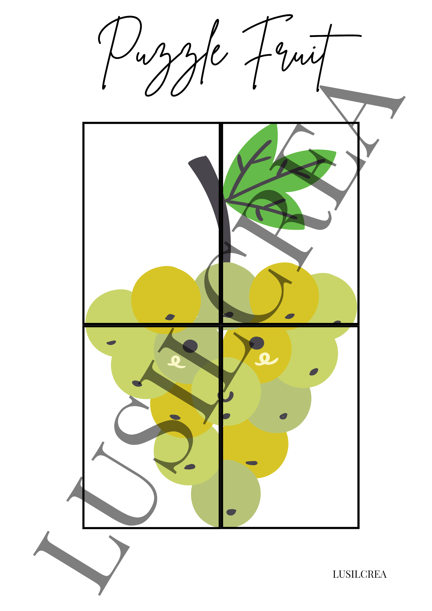 Puzzle - Raisin