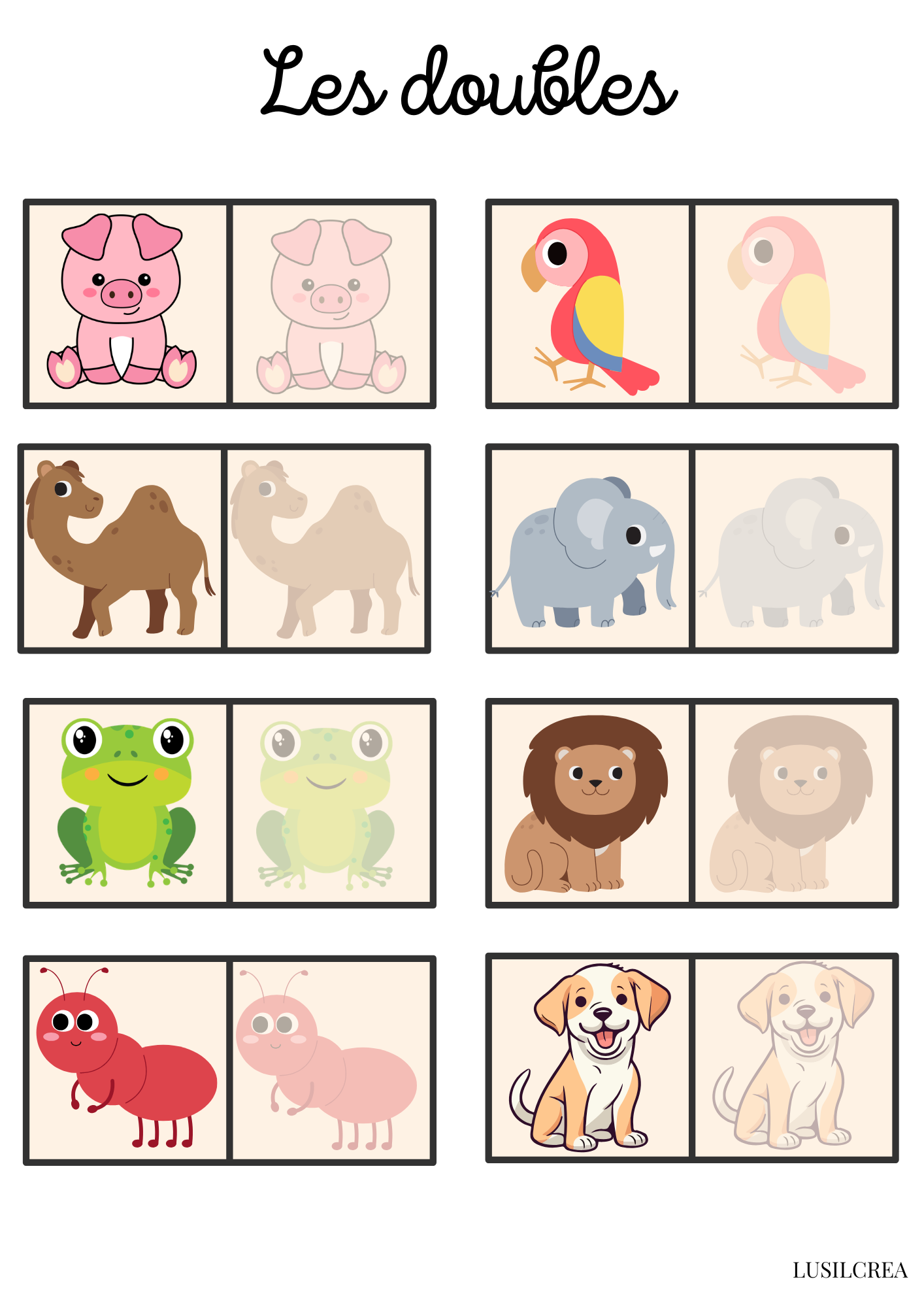 Les Doubles Animaux
