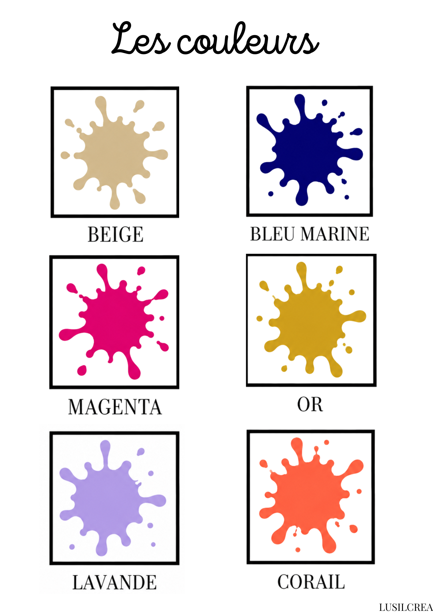 Les couleurs tâches d'encre 3
