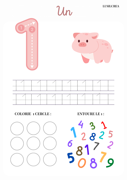 Les Nombres - 10 pages