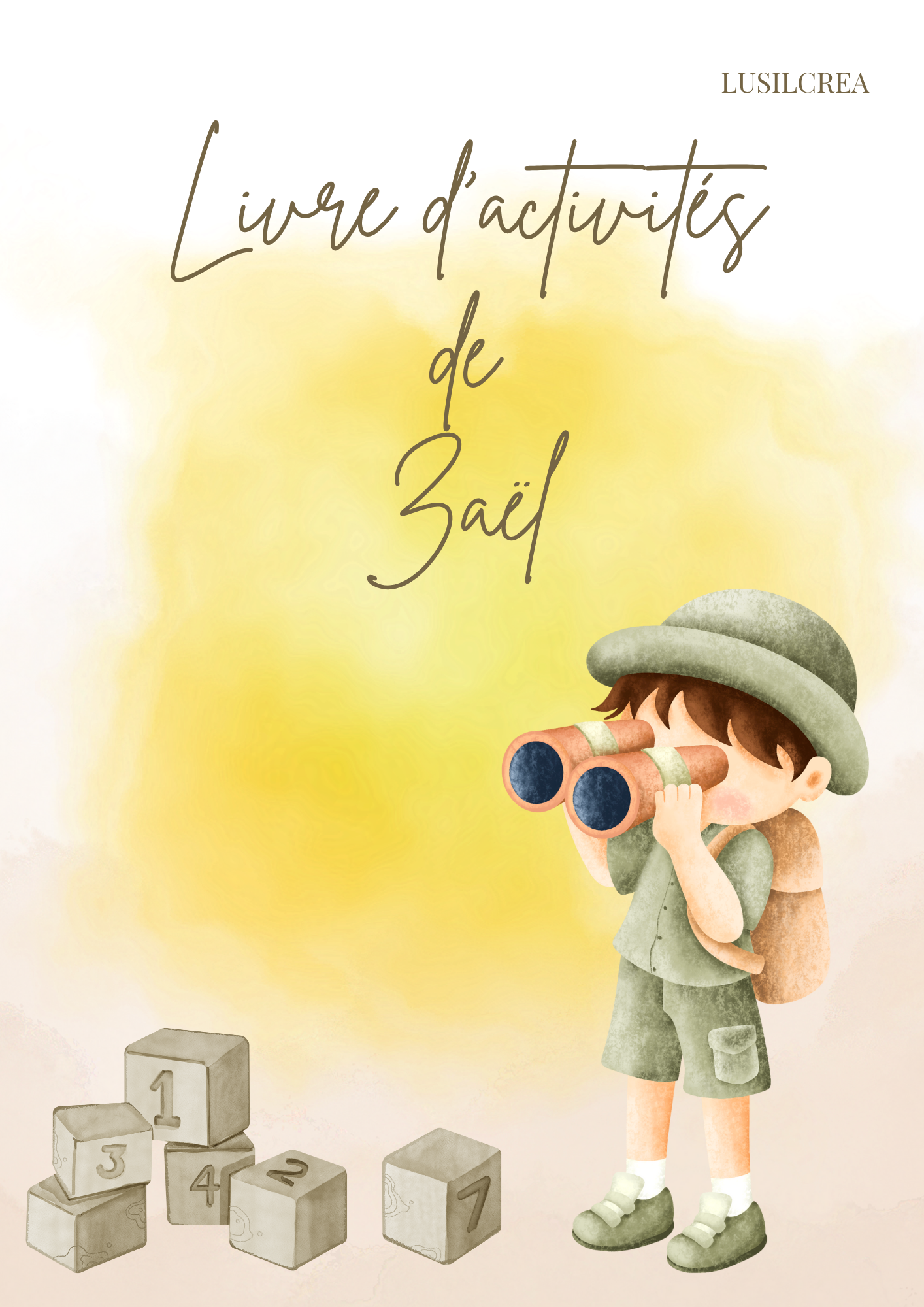 Livret d'activités - "Zaël" - 13 pages