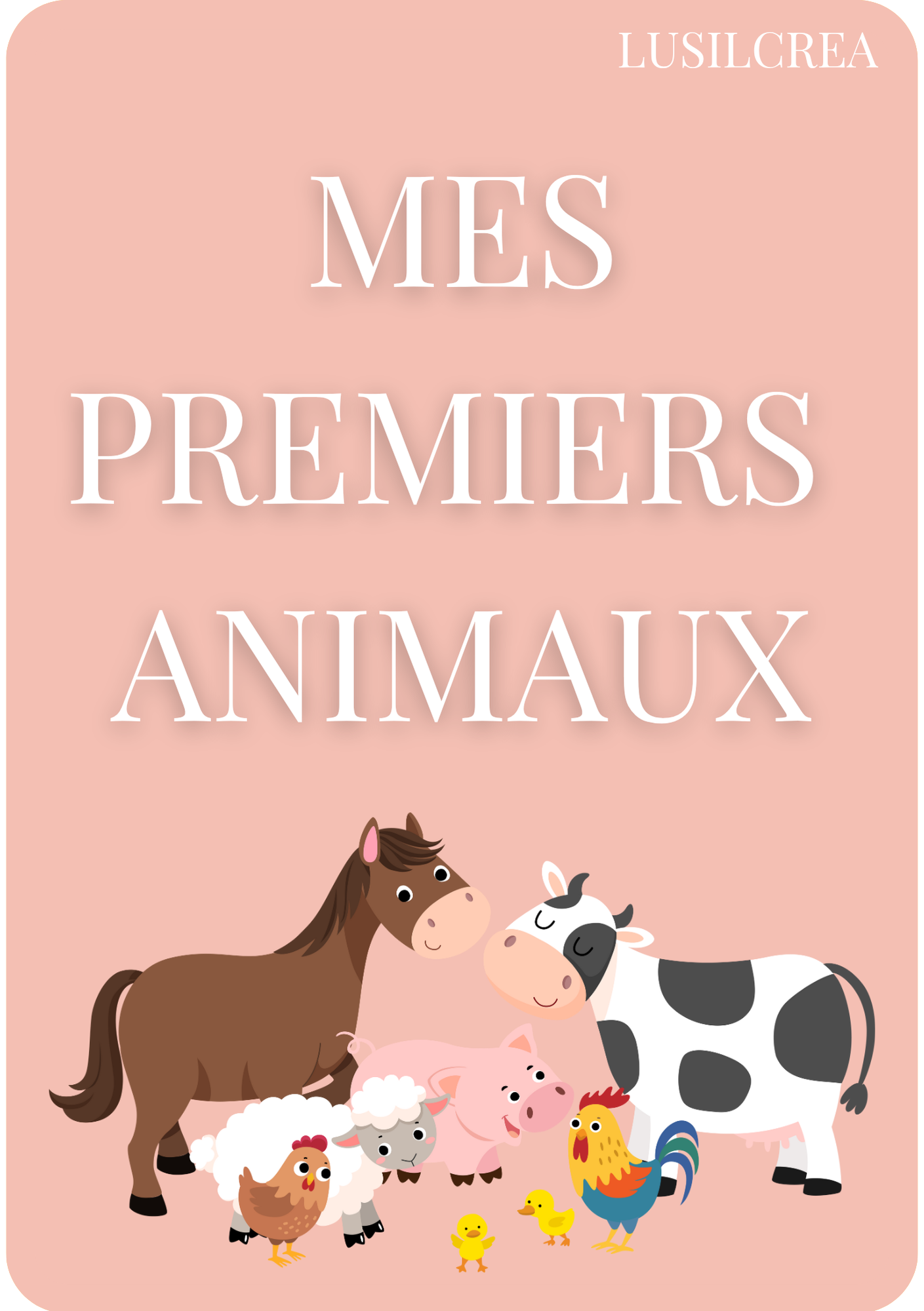 Imagier mes Premiers animaux - 24 pages - POCKET