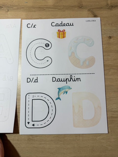 ANTI GASPI N°4 -MON ALPHABET - VERSION PAPIER A DECOUPER