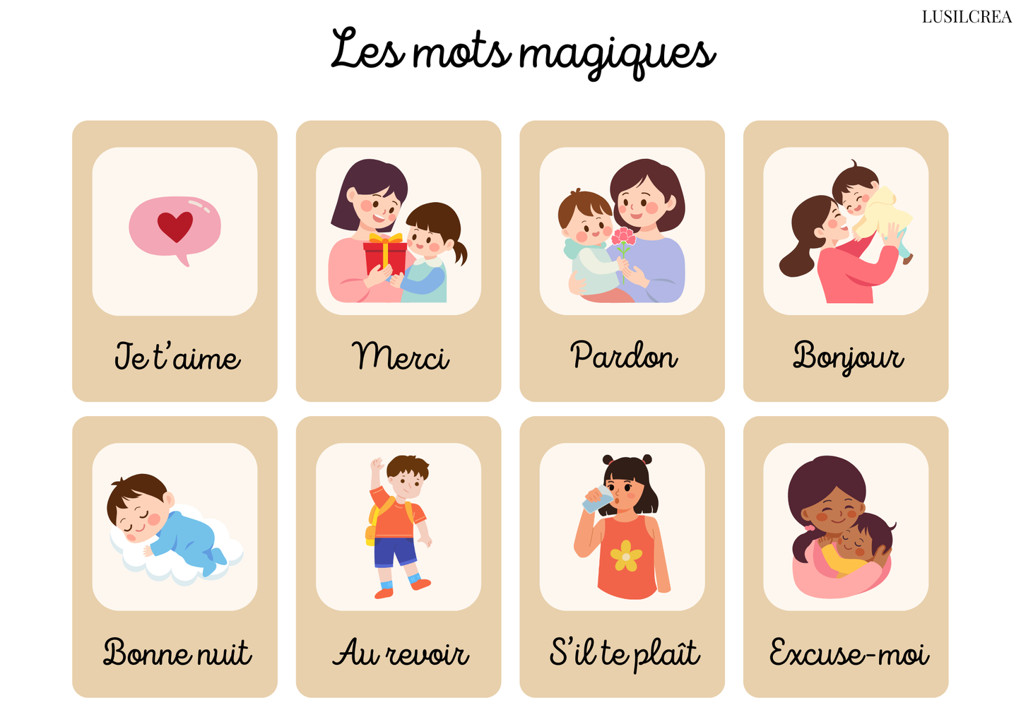 Les mots magiques