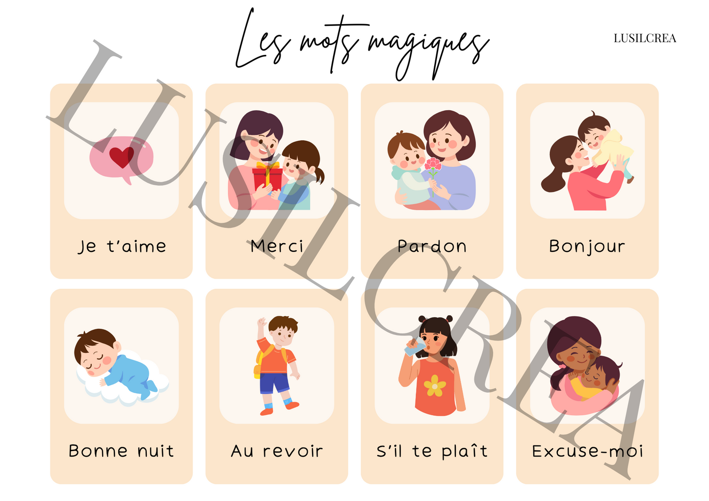Les mots magiques