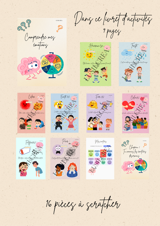 Comprendre mes émotions - 9 pages