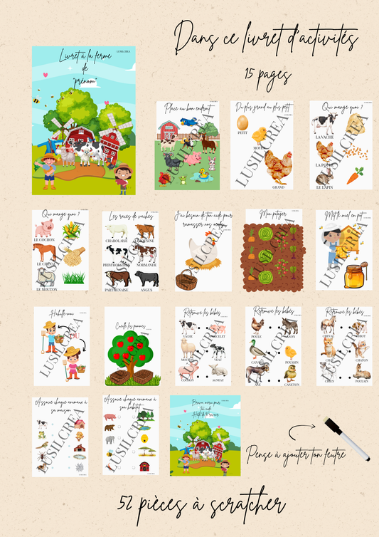 Livret à la ferme - 15 pages
