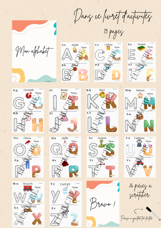 Mon alphabet - 13pages