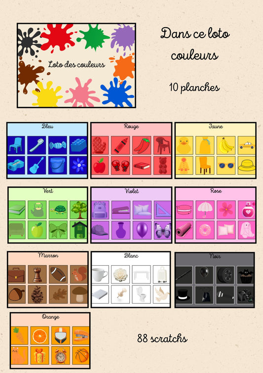 🎨 LOTO DES COULEURS