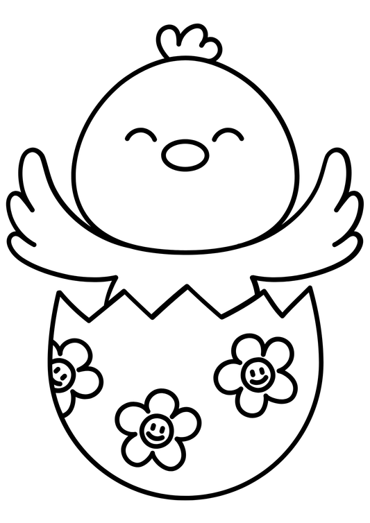 Cahier de coloriage – Thème Pâques (20 pages) + 8 feutres inclus