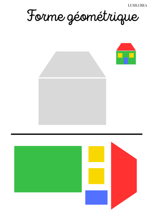 Forme géométrique - Maison