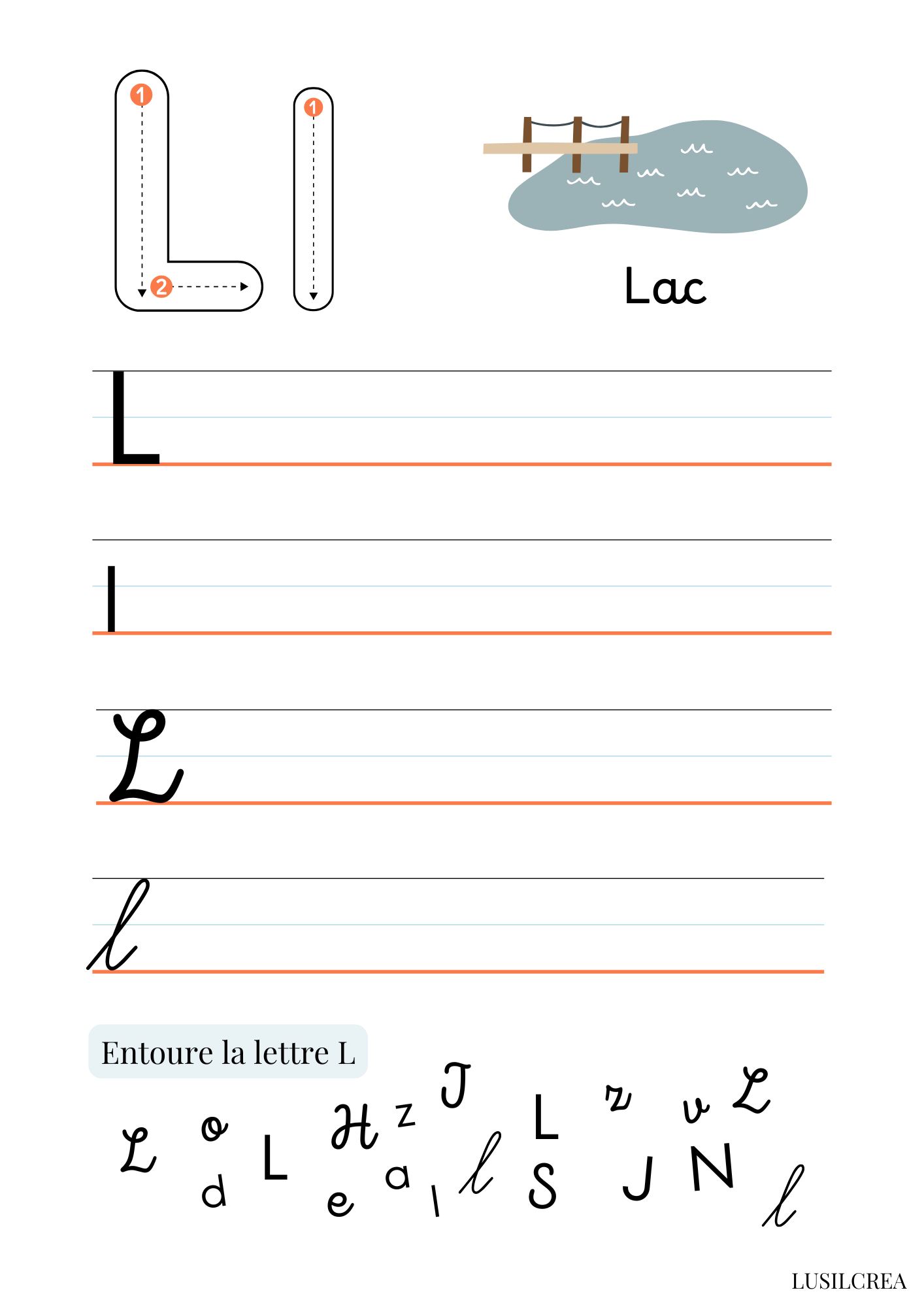 Mon alphabet pour les plus grands - 26 pages