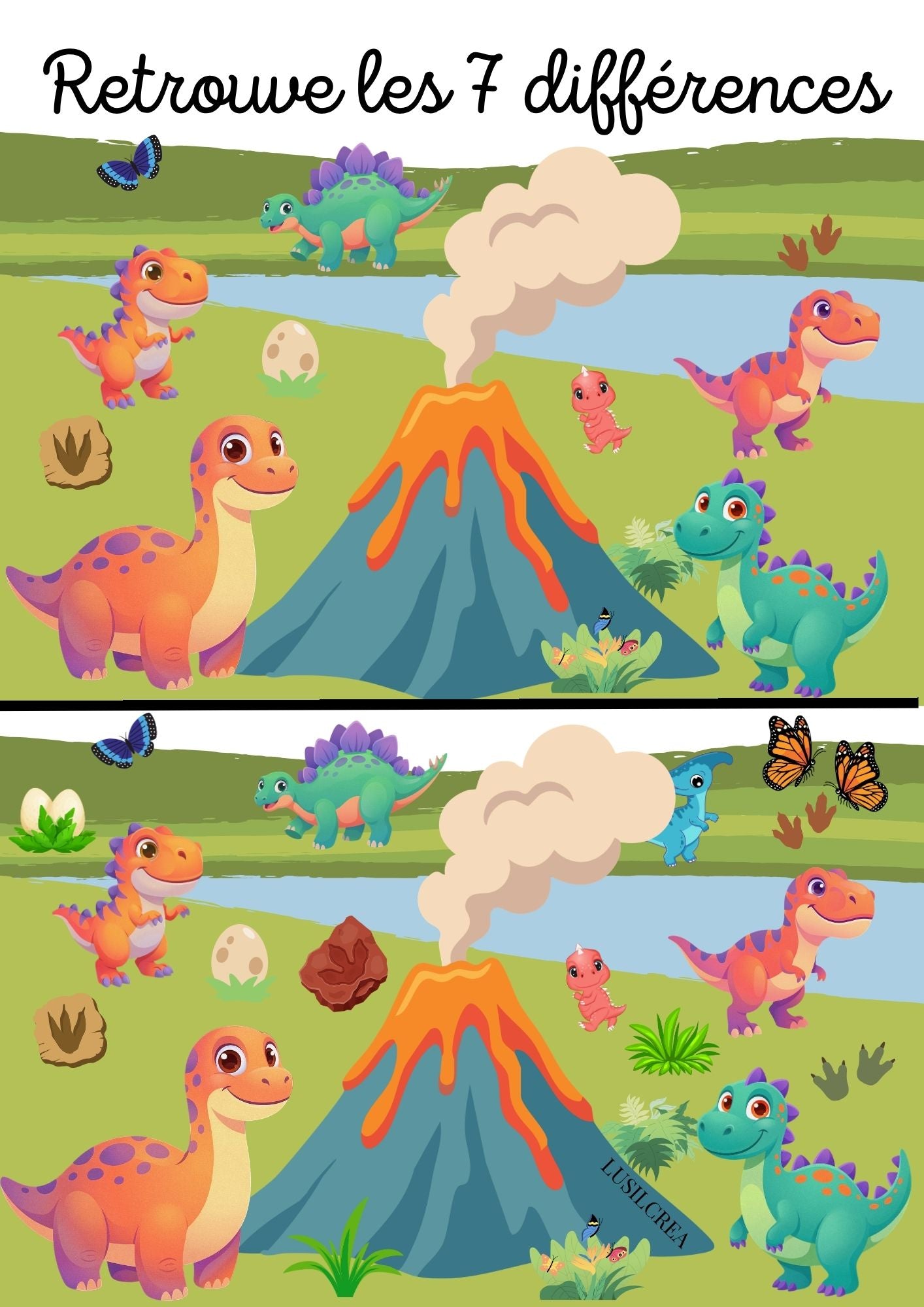 Livret d’activités – Thème Dinosaures