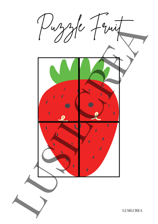Puzzle - Fraise