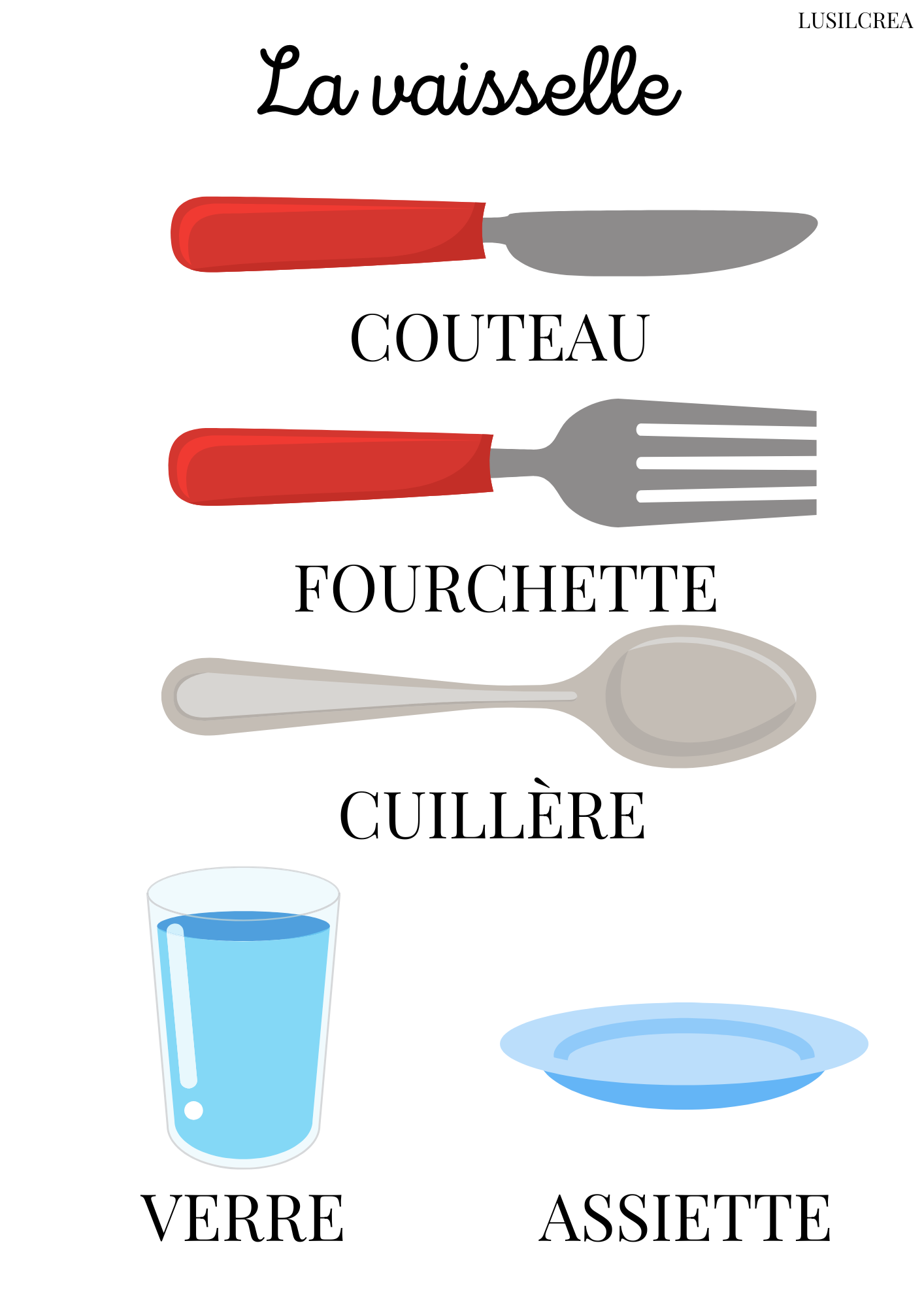 La vaiselle