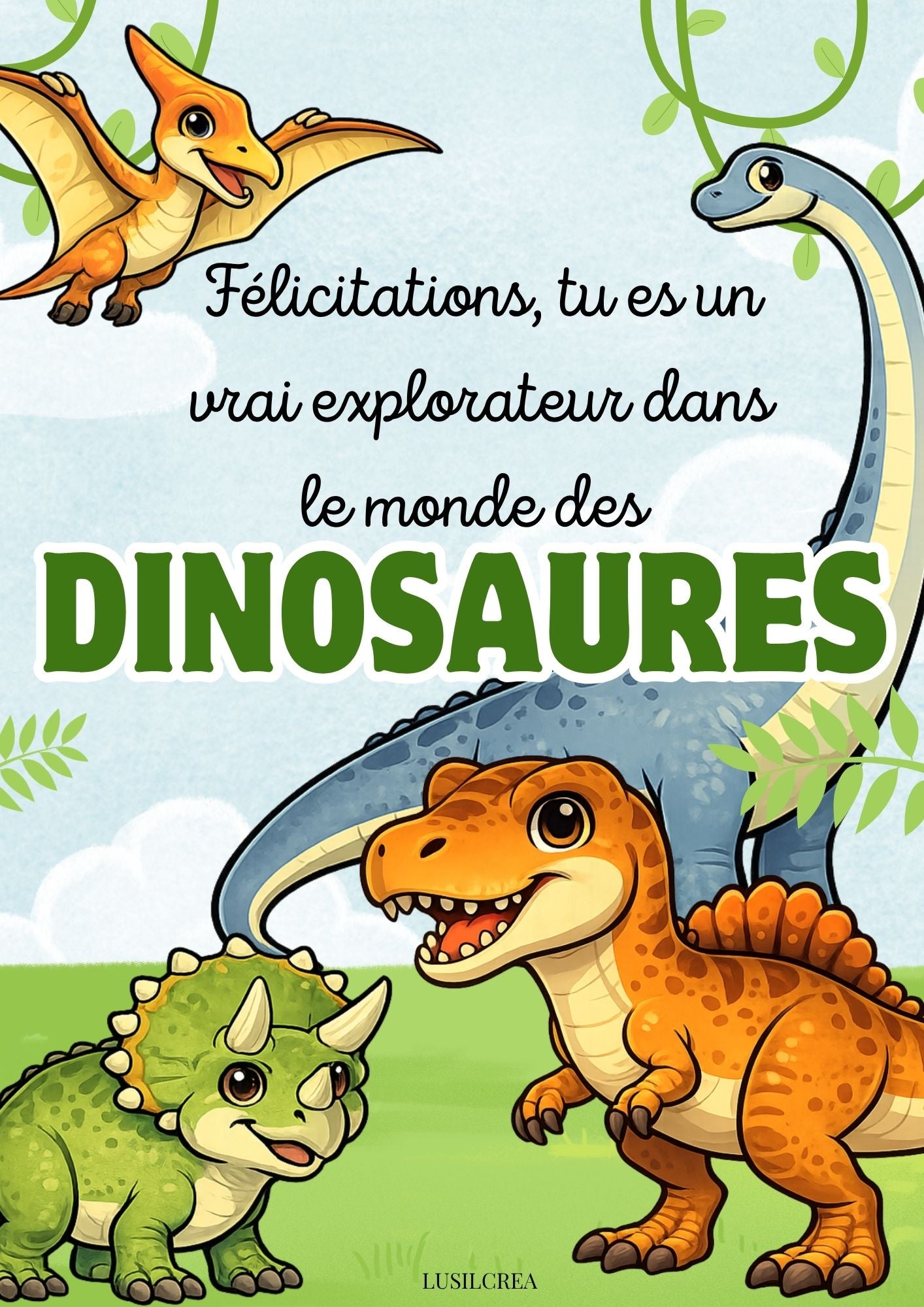 Livret d’activités – Thème Dinosaures