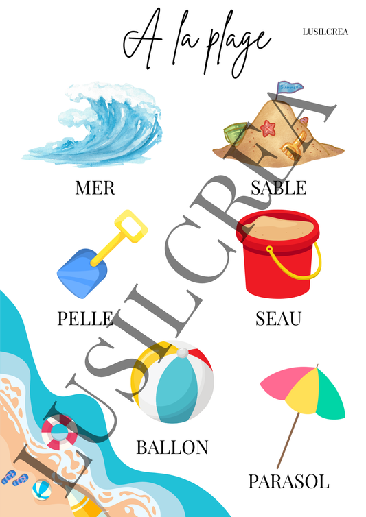 A la plage