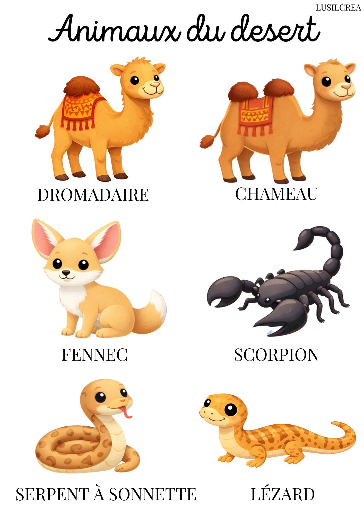 Les animaux du monde - 13 pages