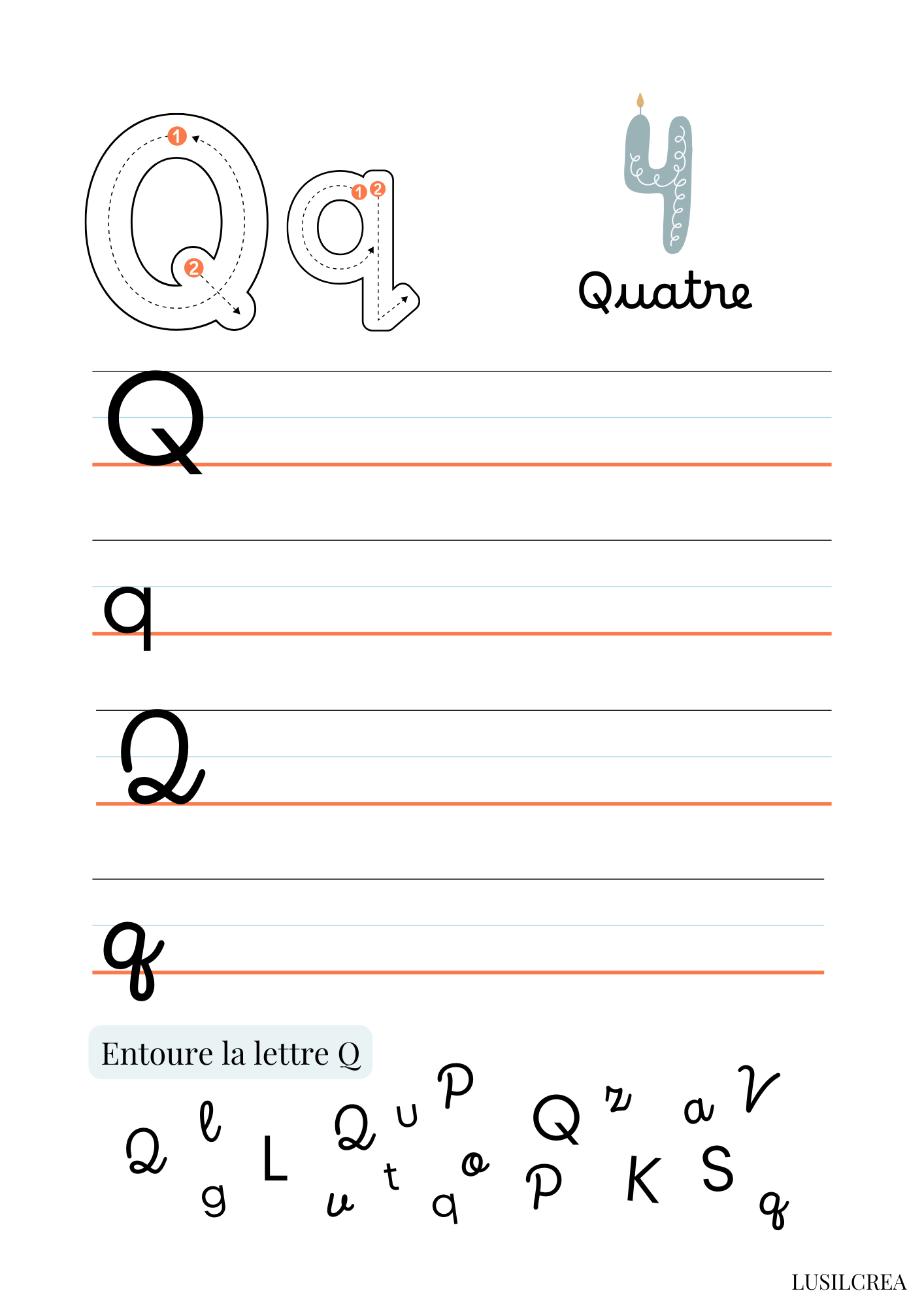 Mon alphabet pour les plus grands - 26 pages