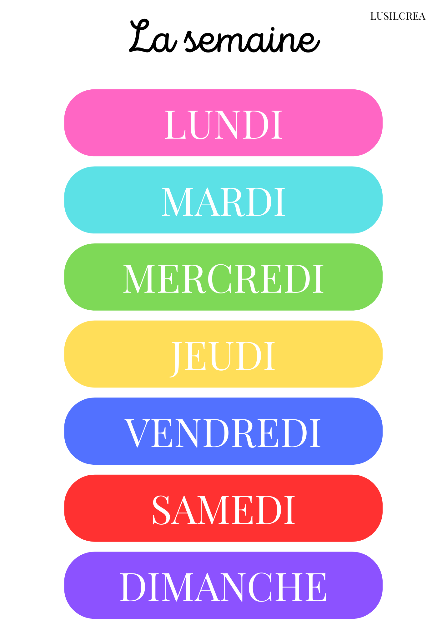 La semaine
