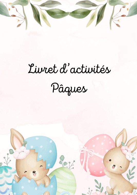 Livret d’activités – Thème Pâques