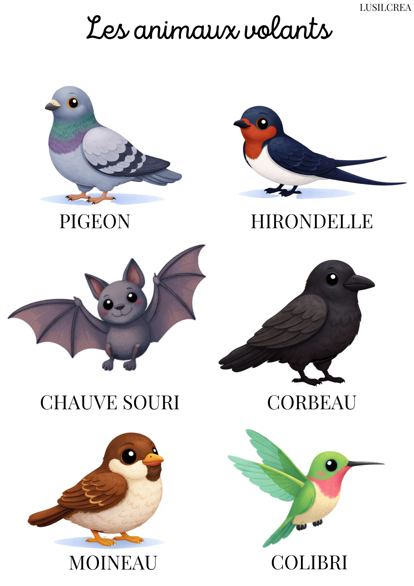 Les animaux du monde - 13 pages