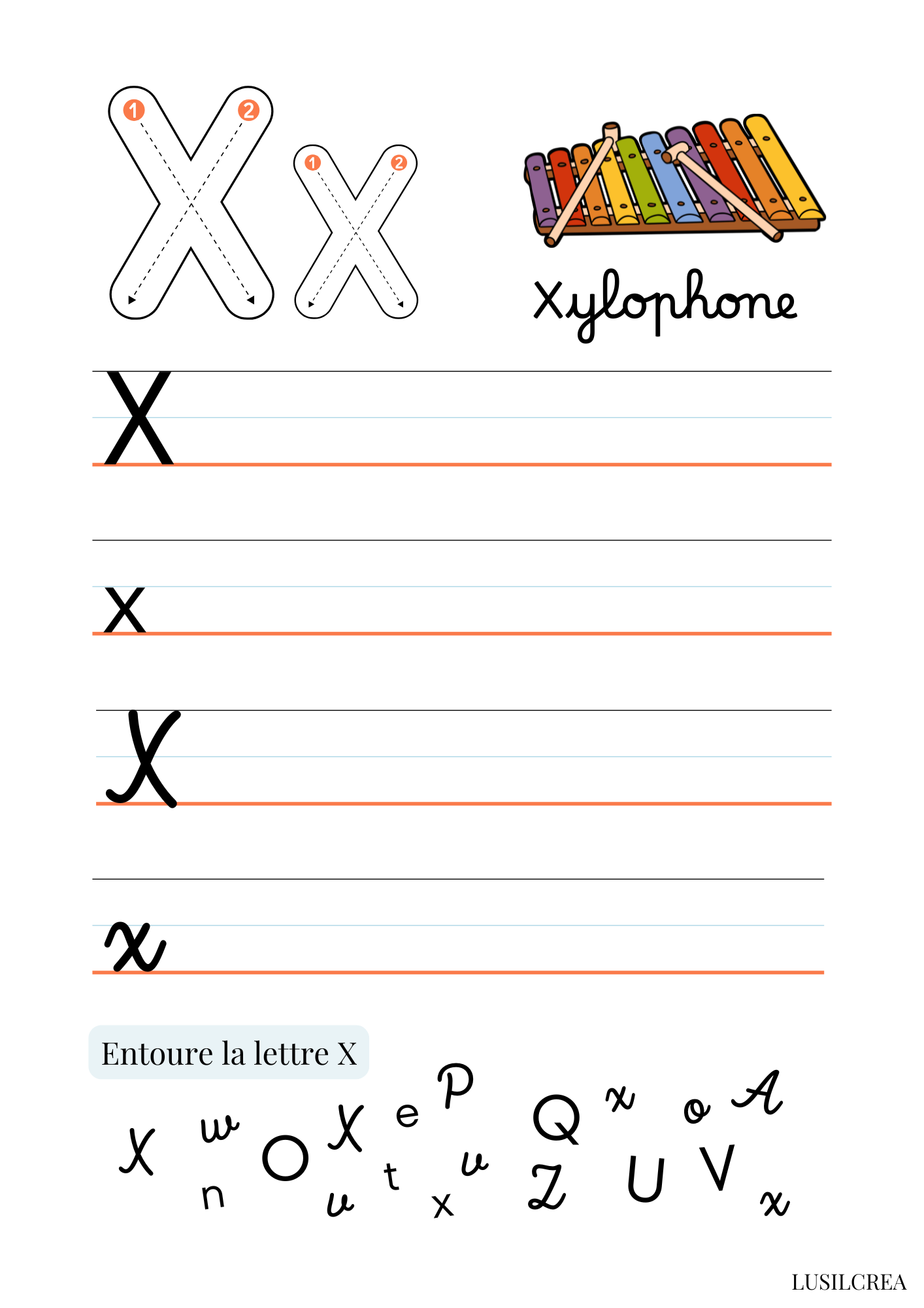 Mon alphabet pour les plus grands - 26 pages