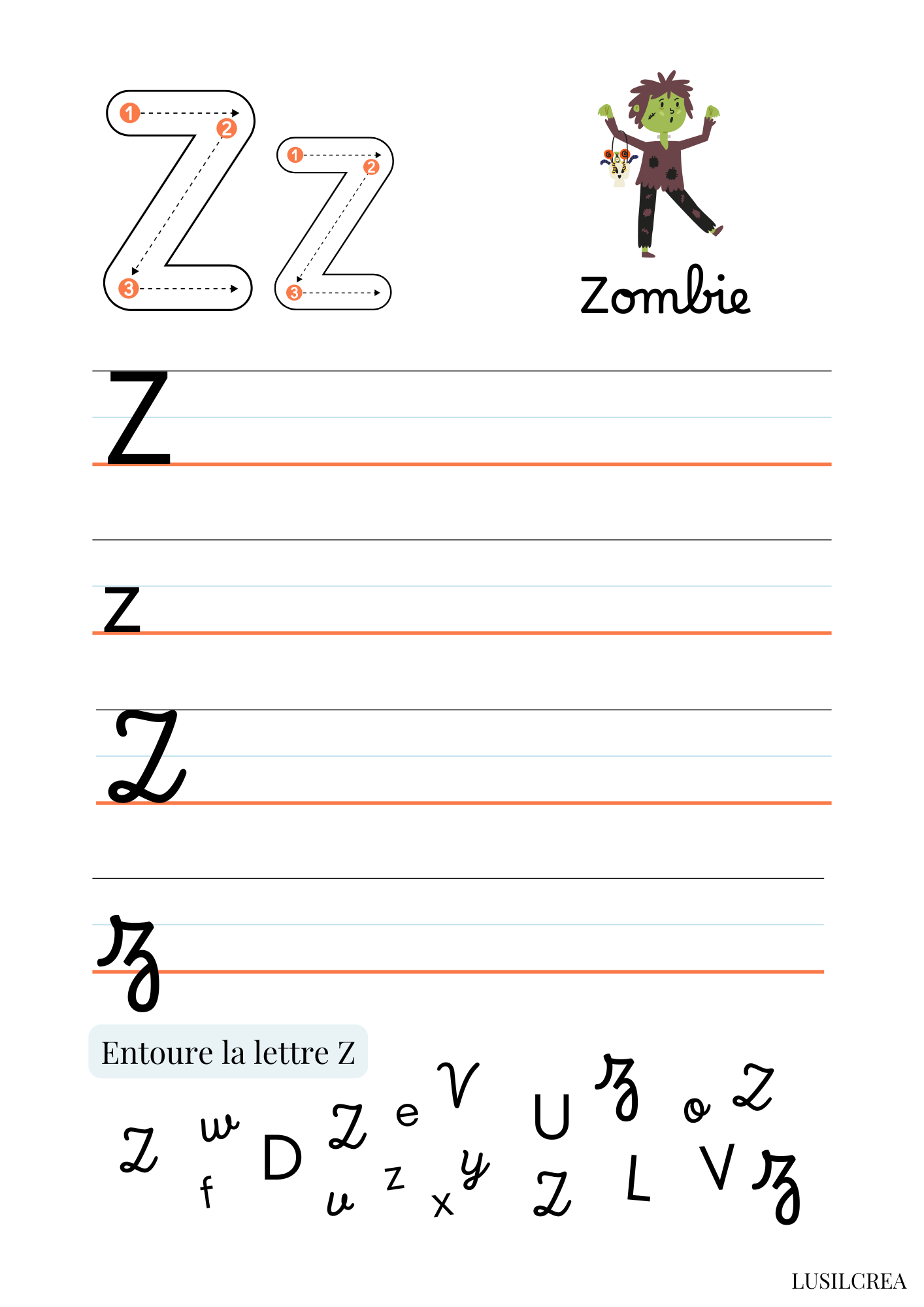 Mon alphabet pour les plus grands - 26 pages
