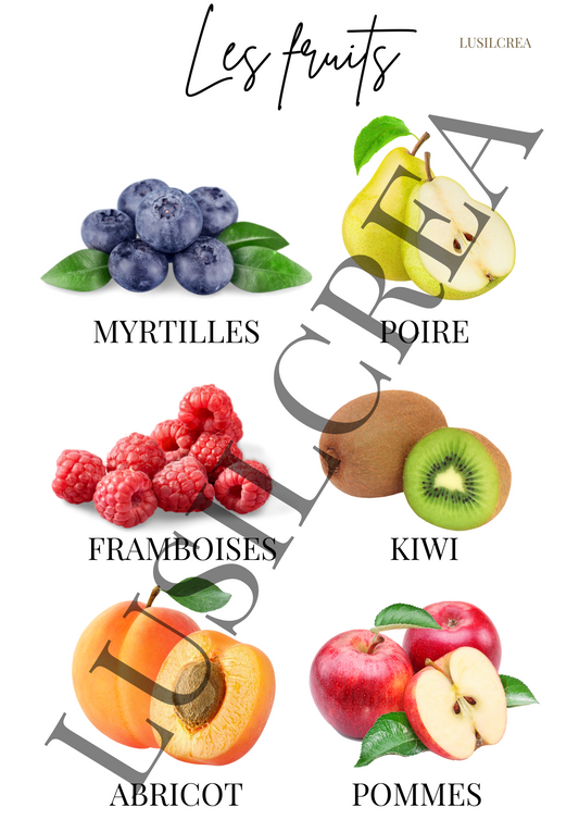 Les fruits - visuels réels (2)