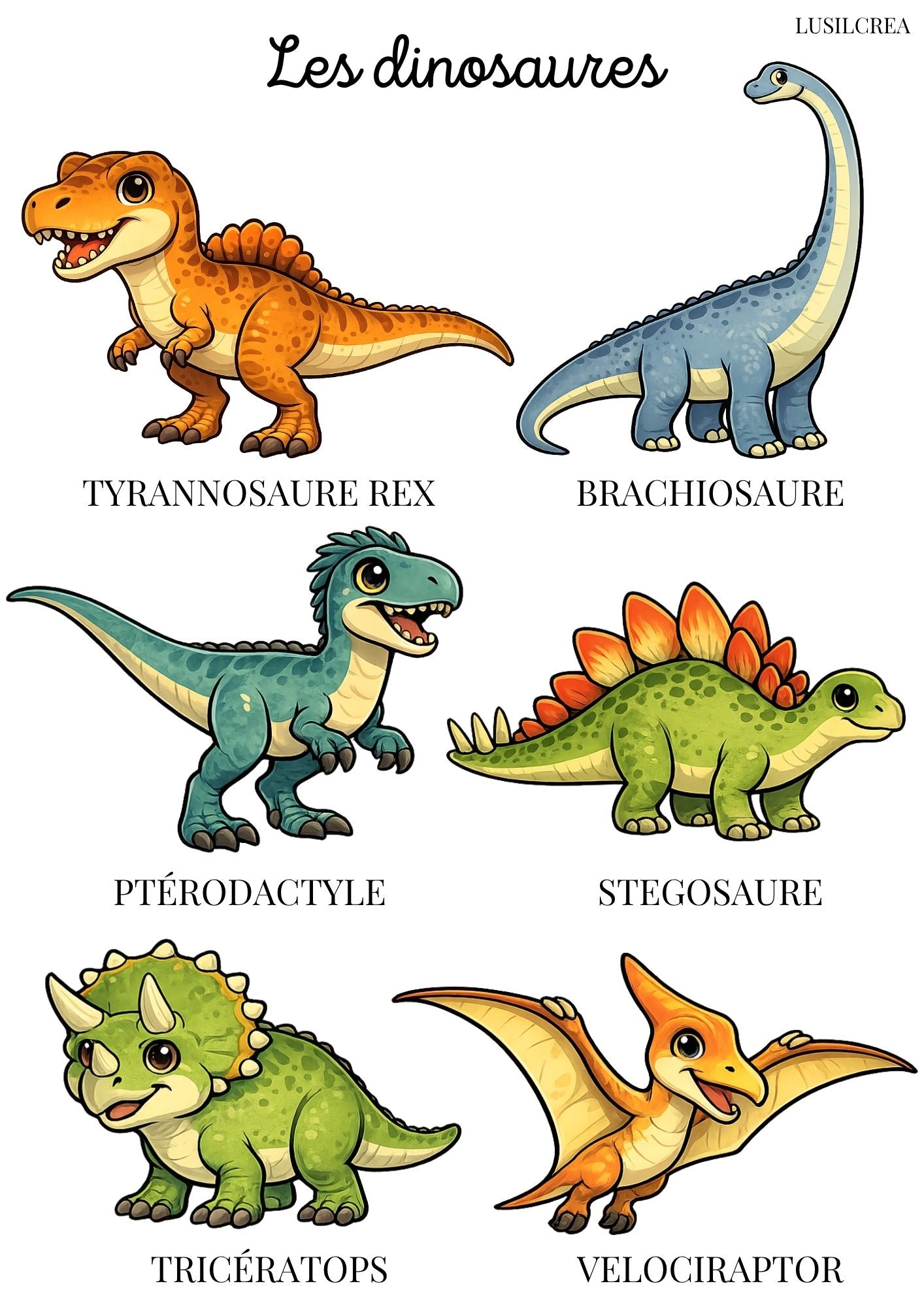 Livret d’activités – Thème Dinosaures