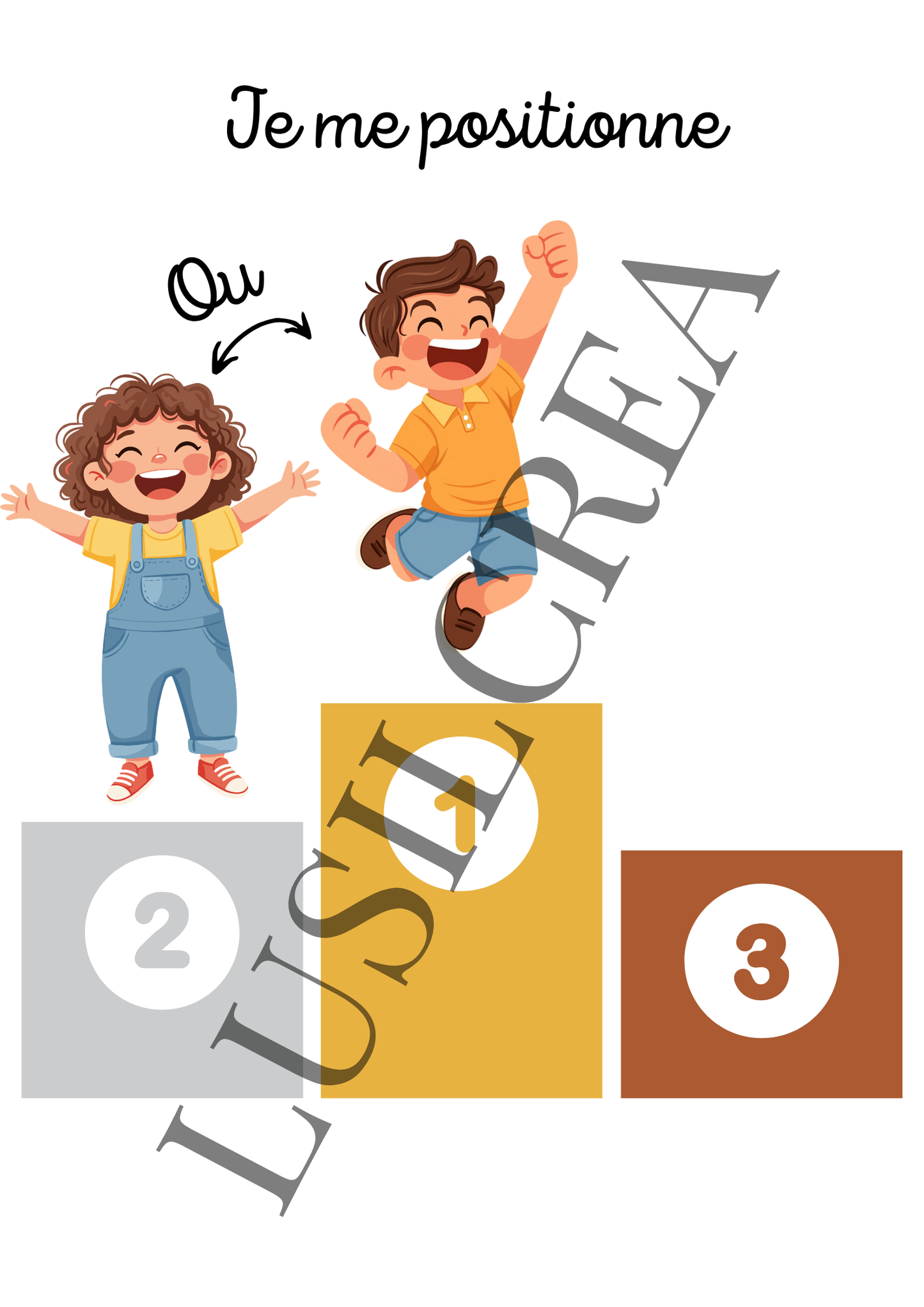 Affiche : Classement podium