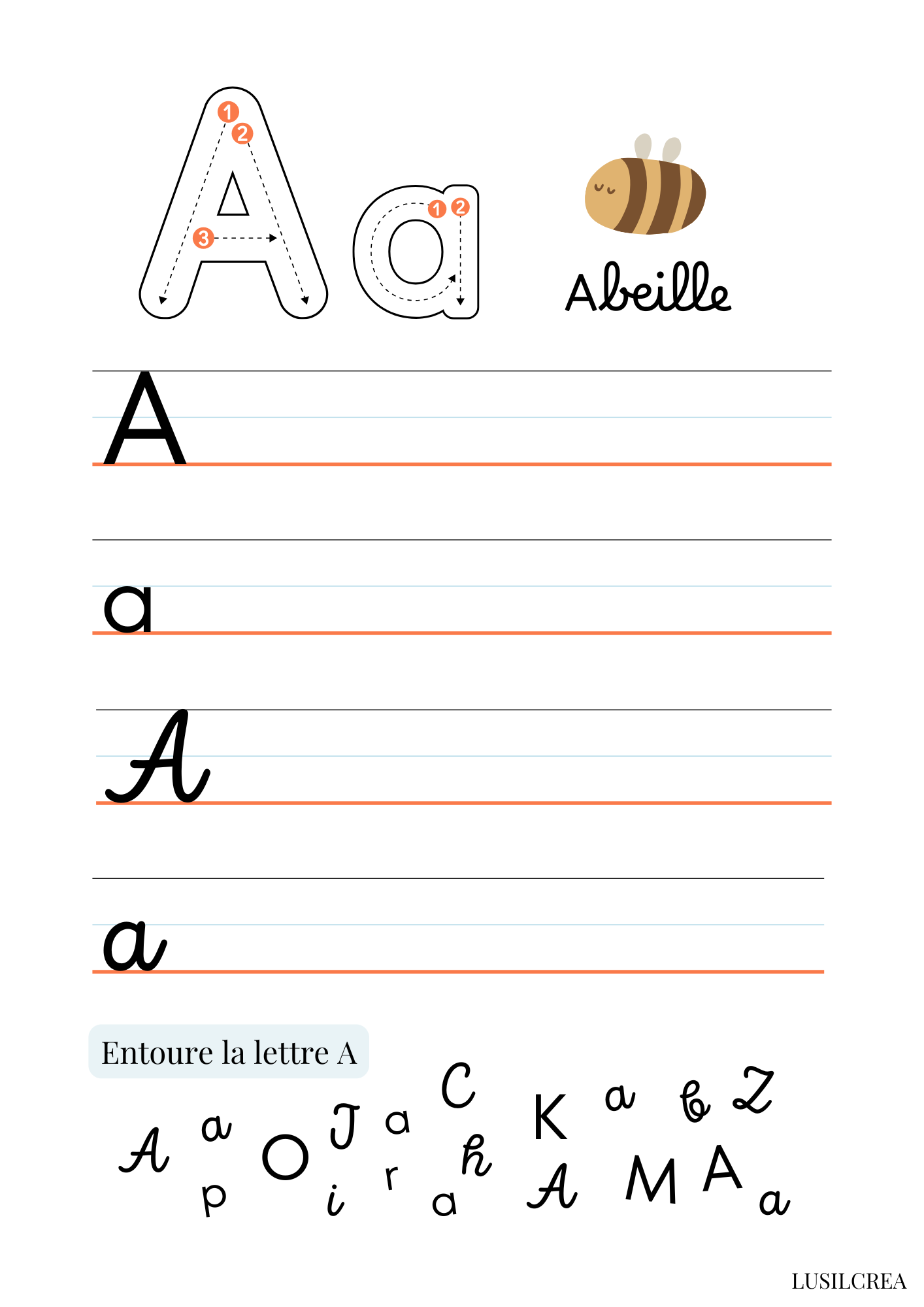 Mon alphabet pour les plus grands - 26 pages