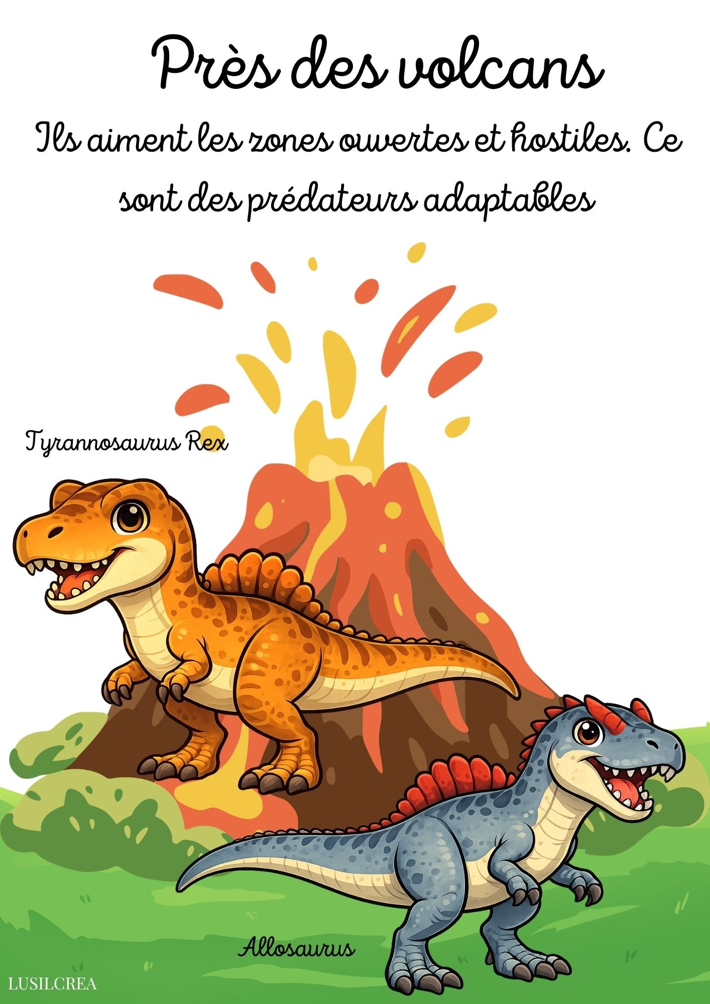 Livret d’activités – Thème Dinosaures