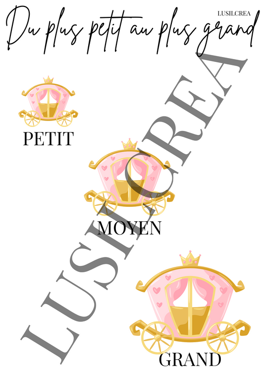 Du plus petit au plus grand - Carosse