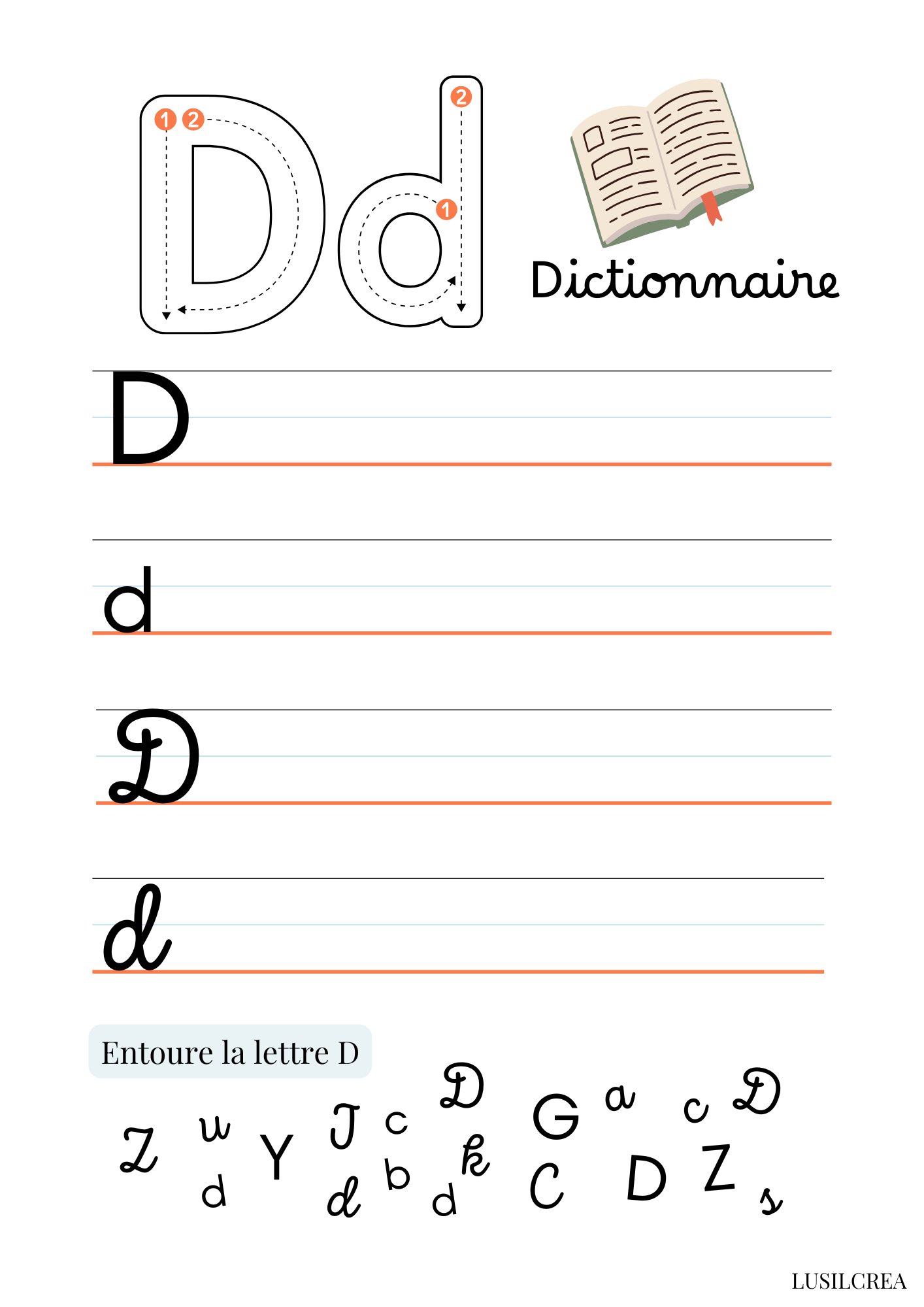 Mon alphabet pour les plus grands - 26 pages