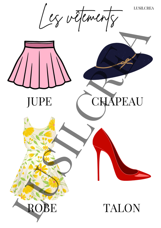 Les vêtements fille