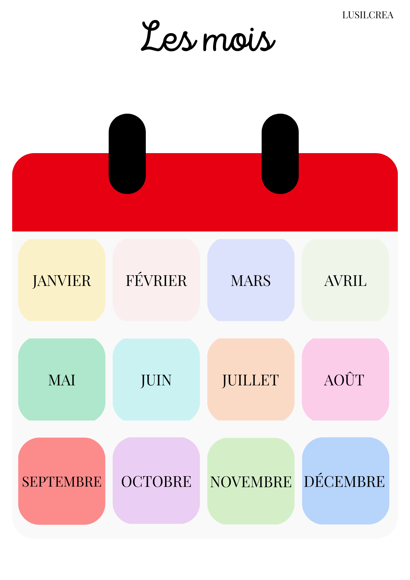 Les mois