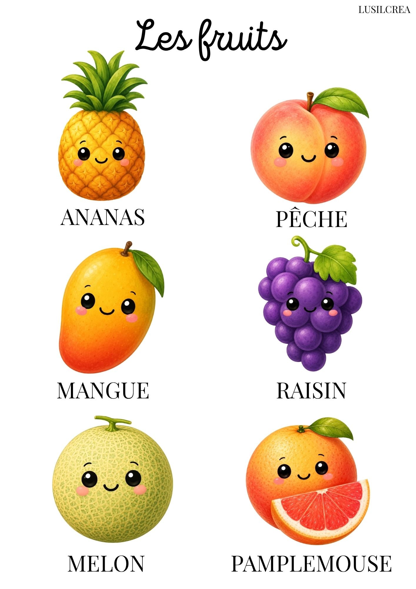 Les fruits (3)