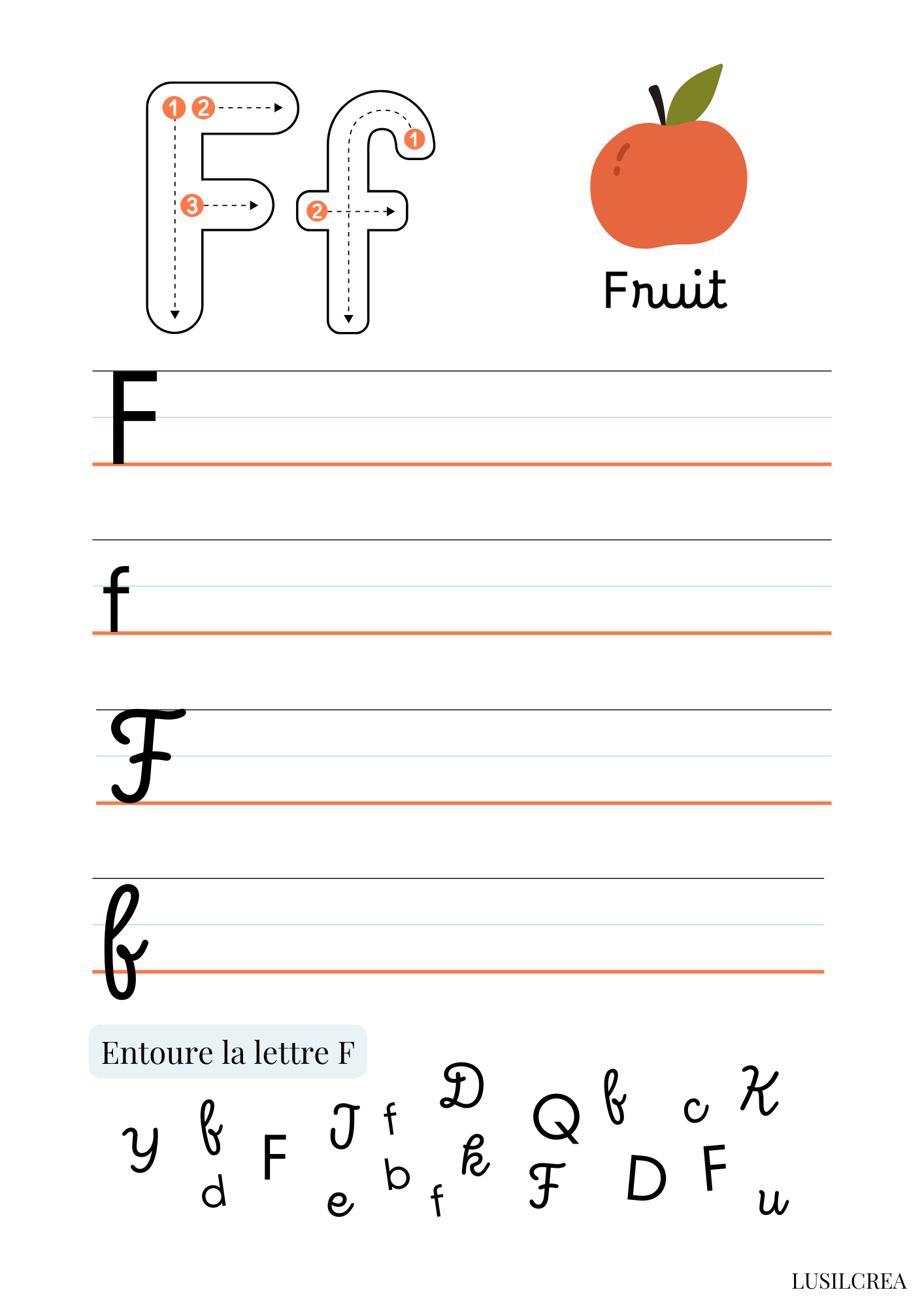 Mon alphabet pour les plus grands - 26 pages