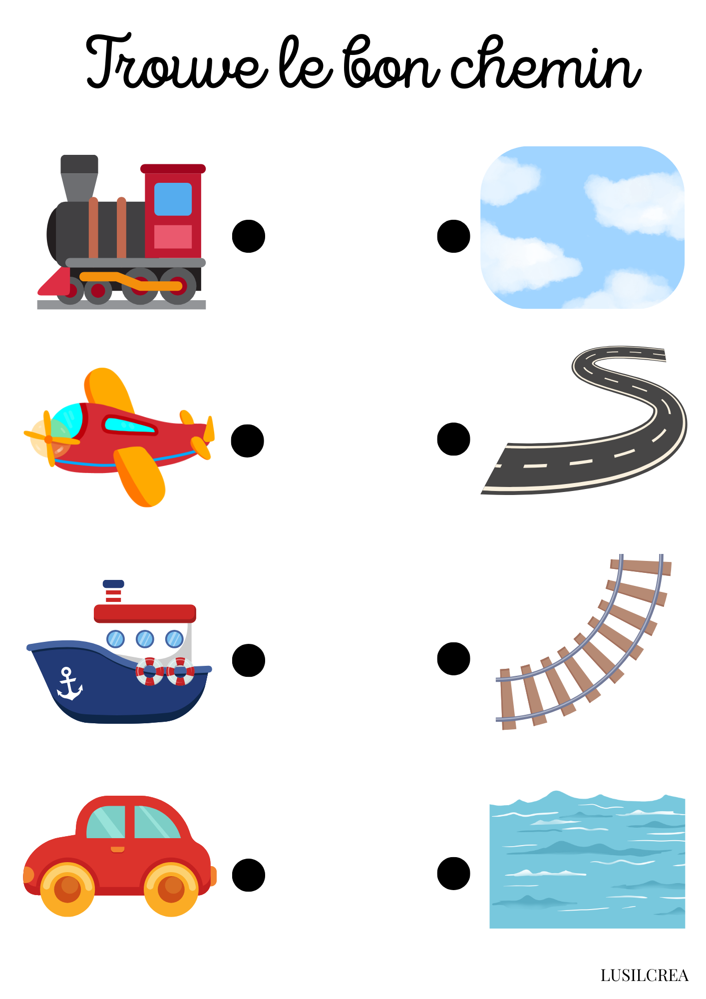 Trouve le bon chemin