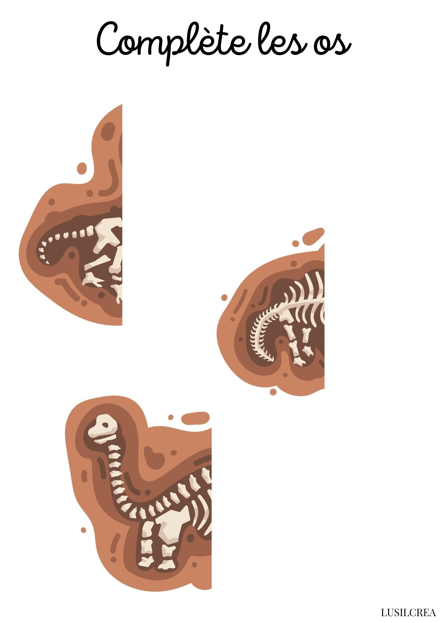 Livret d’activités – Thème Dinosaures