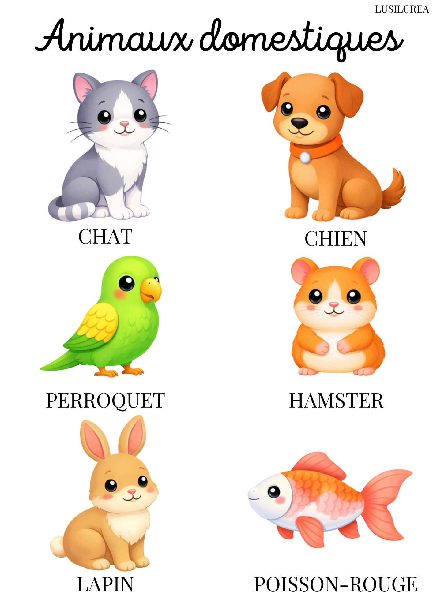 Les animaux du monde - 13 pages