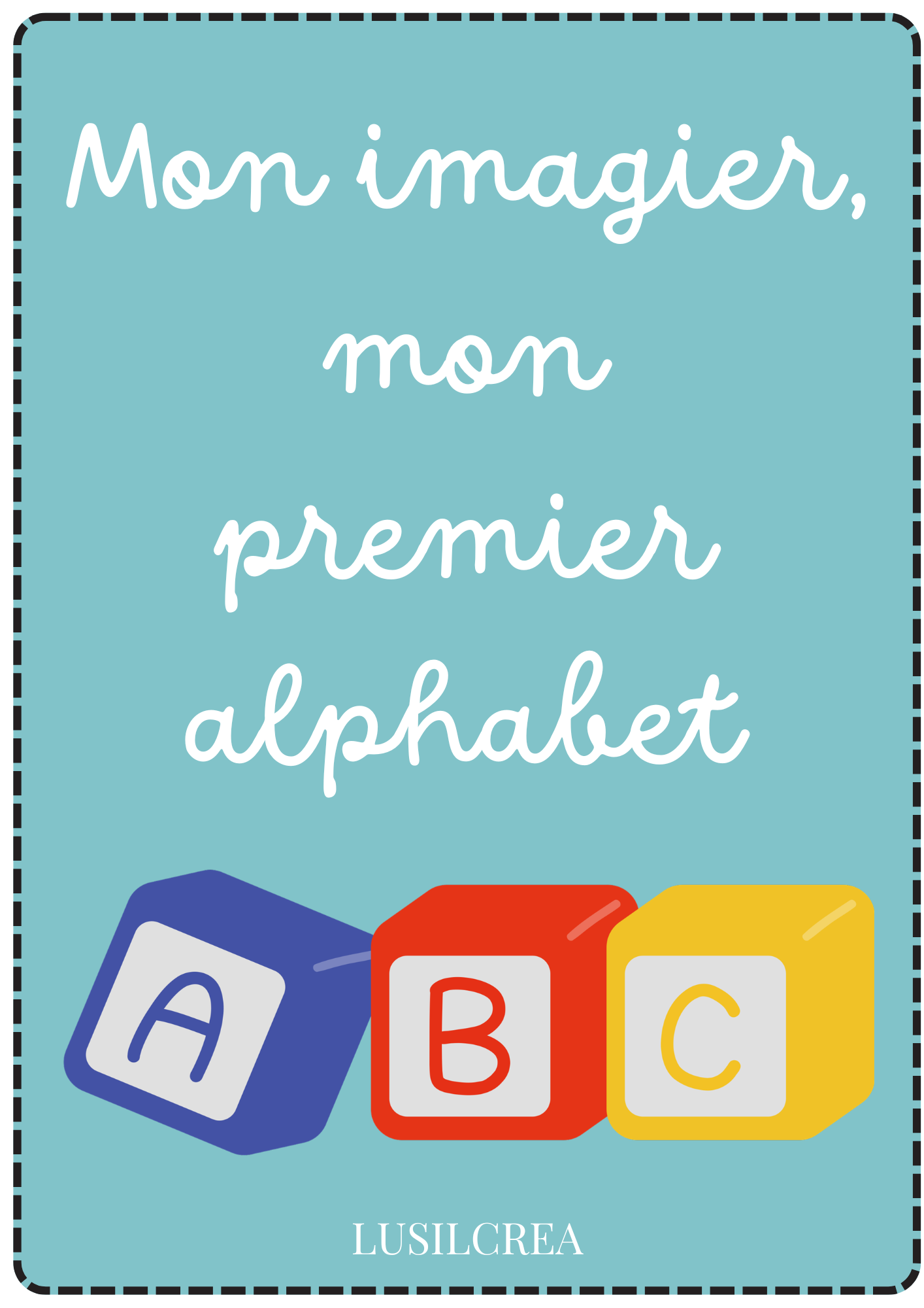 Mon imagier, mon premier alphabet - 26 pages - POCKET