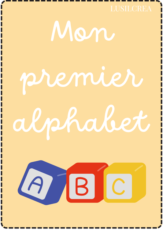 Mon premier alphabet - 26 pages - POCKET