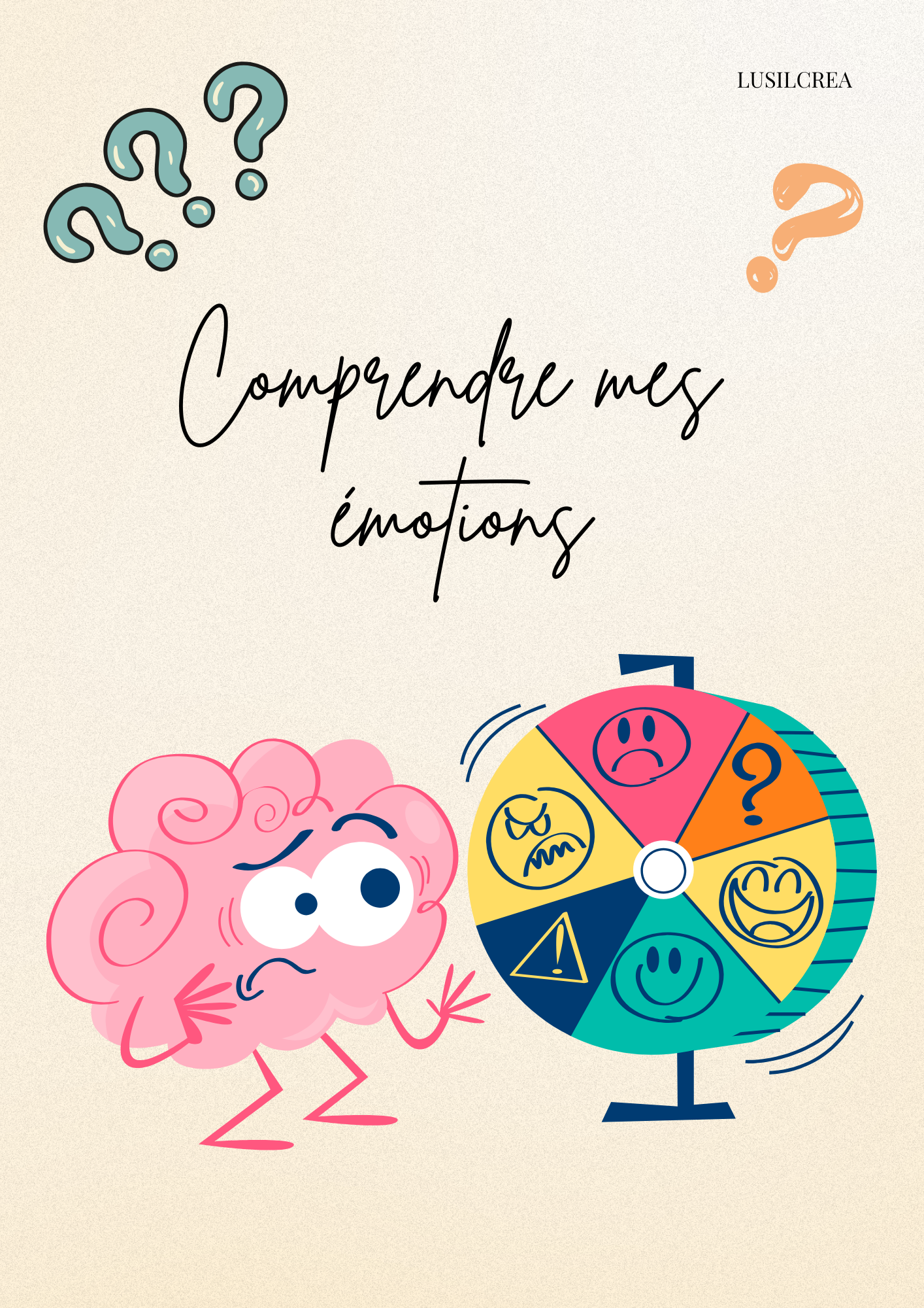 Comprendre mes émotions - 9 pages