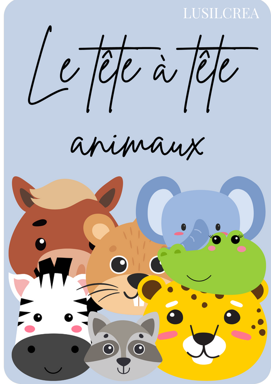 Le tête à tête animaux - 20 pages - POCKET
