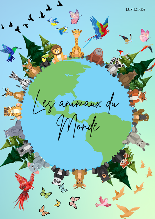 Les animaux du monde - 16 pages