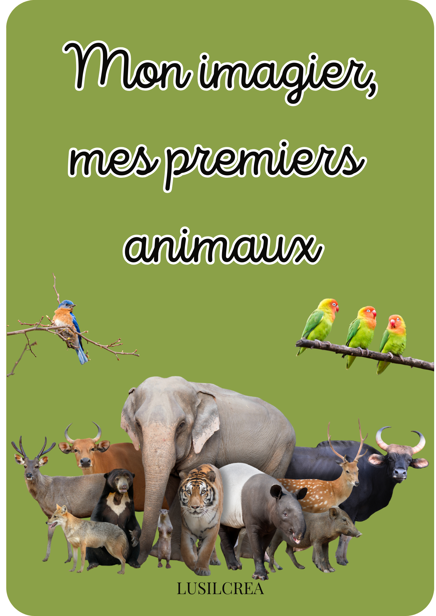 Imagier mes Premiers animaux - 30 pages d'animaux - POCKET