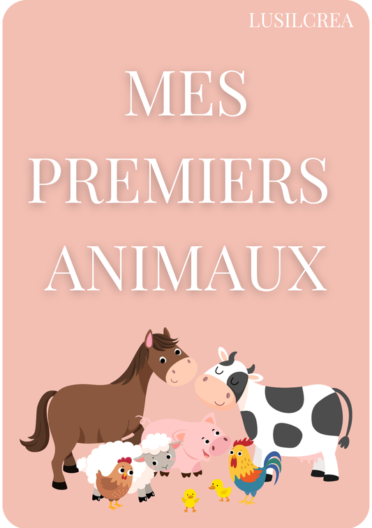 Imagier mes Premiers animaux - 24 pages - POCKET