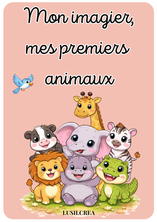 Mon imagier, mes premiers animaux - 30 pages d'animaux - POCKET